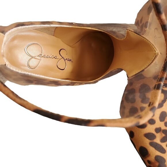 JESSICA SIMPSON WESTERN HIGH HEEL BOOTIE SIZE 5.5 - Picture 5 of 8